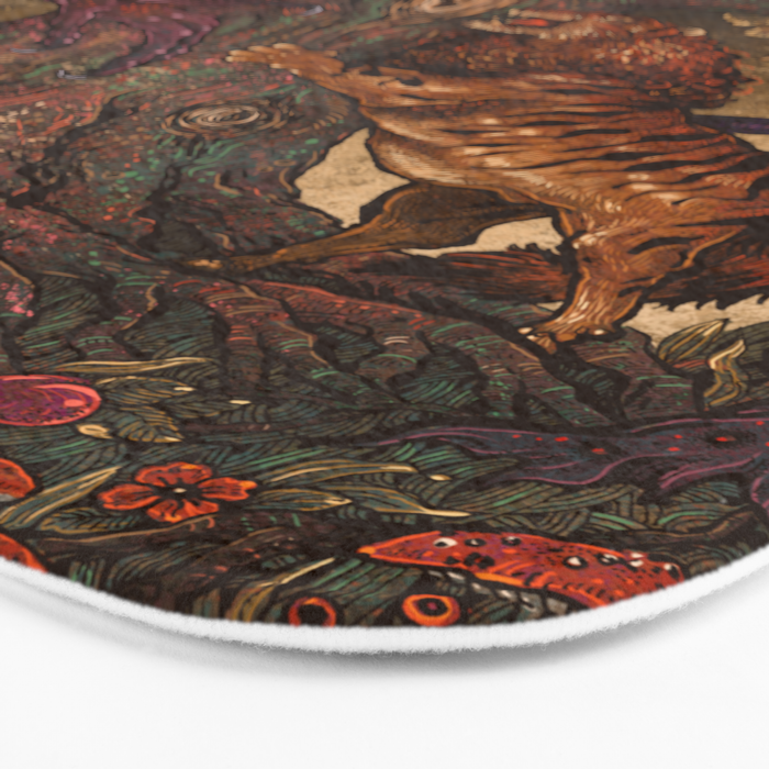 Beware The Jabberwocky Bath Mat Gallery Image 3