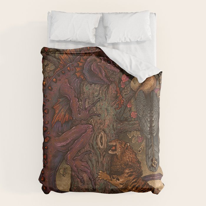 Beware The Jabberwocky Duvet Cover Gallery Image 6