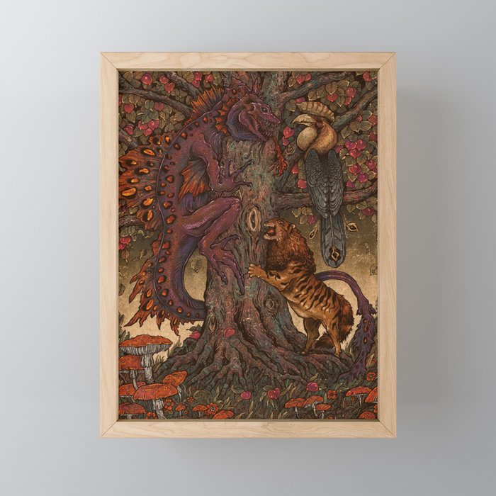Beware The Jabberwocky Mini Art Print Gallery Image 1