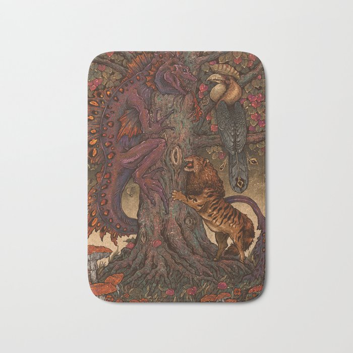 Beware The Jabberwocky Bath Mat Gallery Image 1