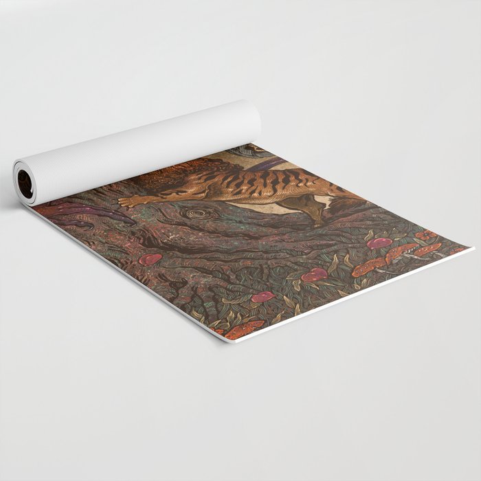 Beware The Jabberwocky Yoga Mat Gallery Image 2