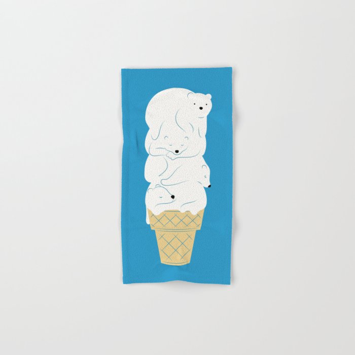 Polar Bear Ice Cream Towels Gallery Image 1