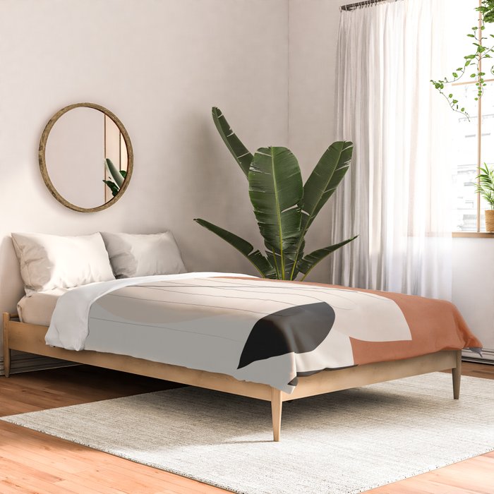 Abstract Minimal Shapes Comforter Gallery Image 2
