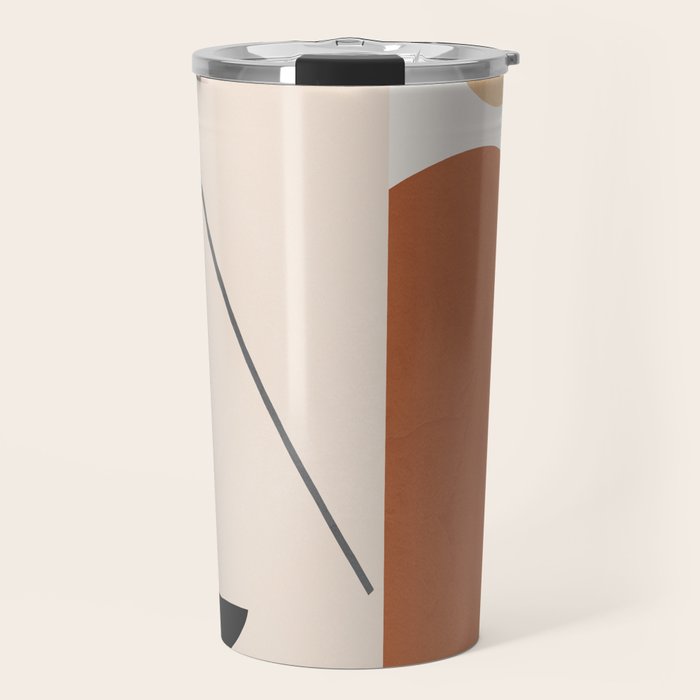 Abstract Minimal Shapes Travel Mug Gallery Image 1