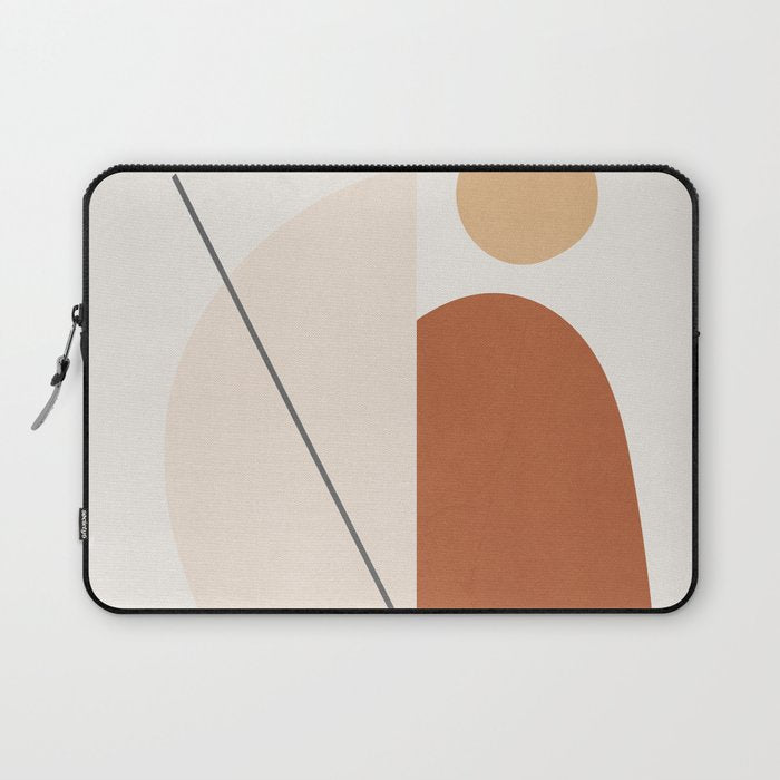 Abstract Minimal Shapes Laptop Sleeve Gallery Image 1