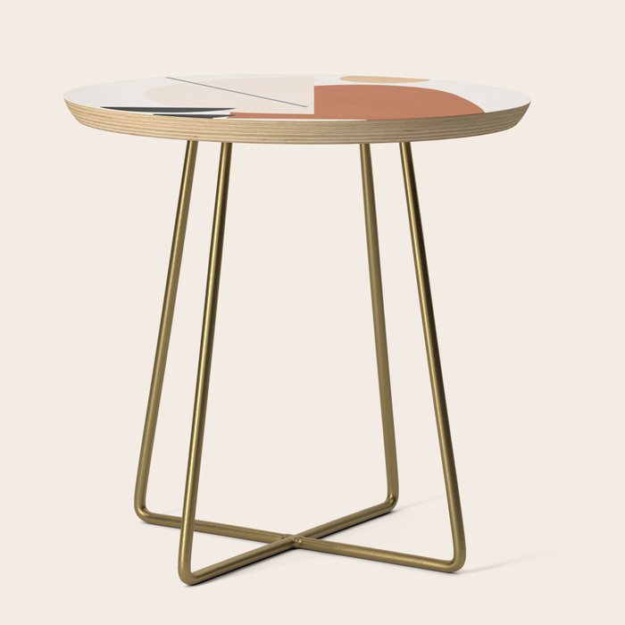 Abstract Minimal Shapes Side Table Gallery Image 1