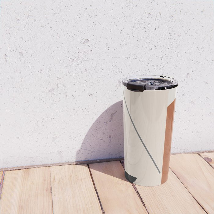 Abstract Minimal Shapes Travel Mug Gallery Image 4