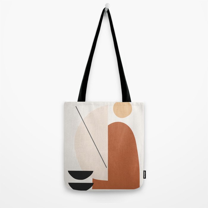 Abstract Minimal Shapes Tote Bag Gallery Image 2
