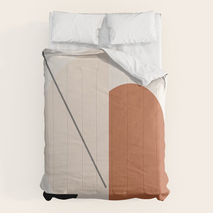 Abstract Minimal Shapes Comforter Gallery Image 1