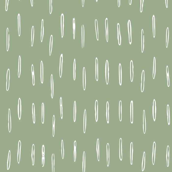 Raindrop Boho Abstract Pattern, Sage Green Coffee Mug Gallery Image 2