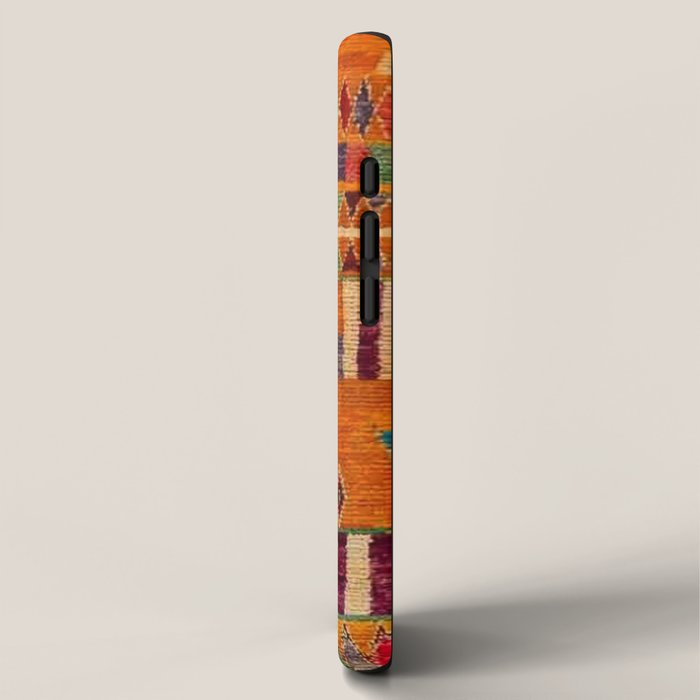 Orange Traditional Moroccan Design iPhone Case Gallery Image 2