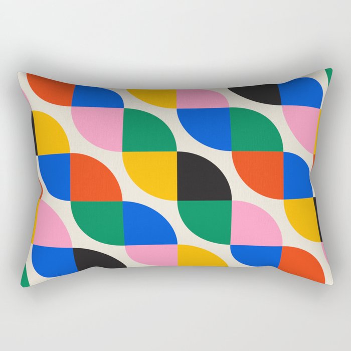 BAUHAUS 04: Exhibition 1923 | Mid Century Series  Rectangular Pillow Gallery Image 1