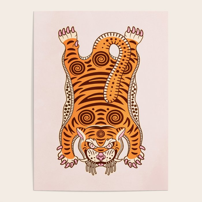 King Of The Jungle 03: Peach Tiger Edition Poster Gallery Image 1