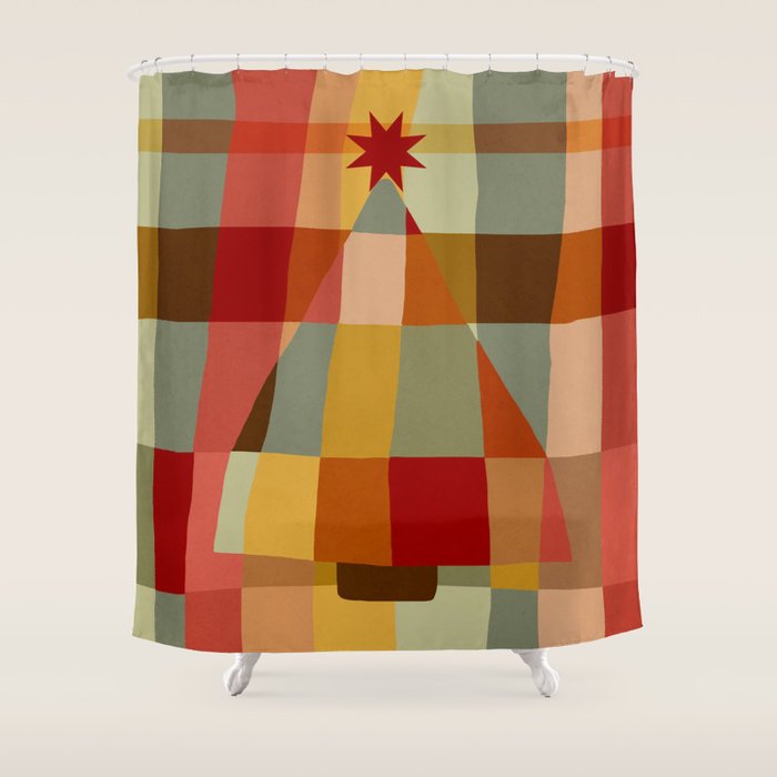 Carnival Christmas Shower Curtain Gallery Image 1