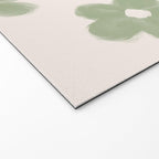 Sage Green Flowers Welcome Mat Gallery Image 2