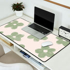 Sage Green Flowers Desk Mat Gallery Image 2