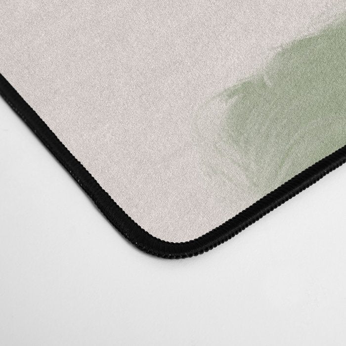 Sage Green Flowers Desk Mat Gallery Image 4