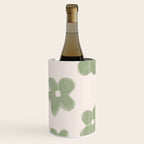 Sage Green Flowers Wine Chiller Gallery Image 2