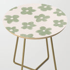 Sage Green Flowers Side Table Gallery Image 2