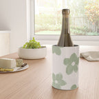 Sage Green Flowers Wine Chiller Gallery Image 4