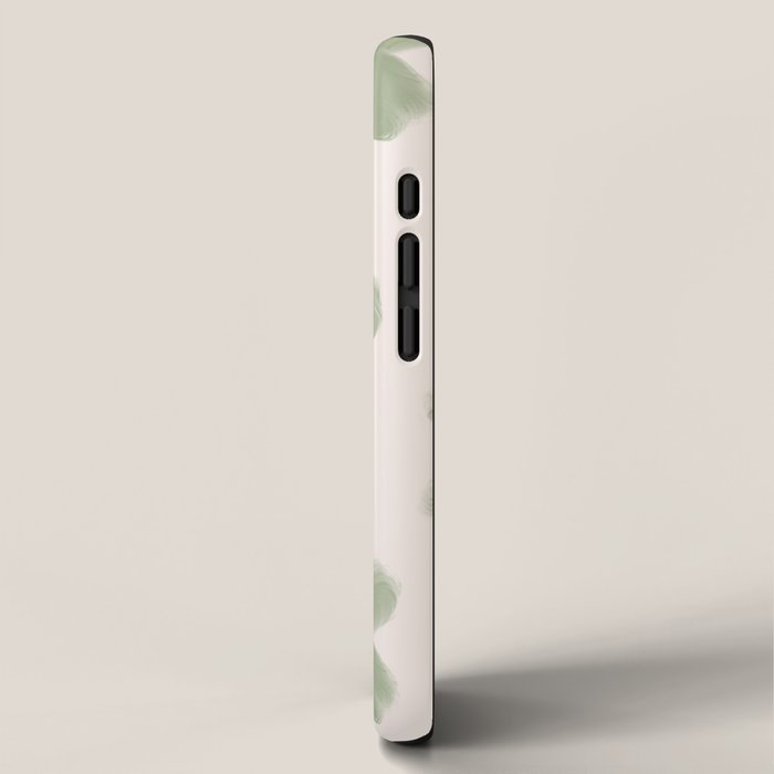 Sage Green Flowers iPhone Case Gallery Image 2
