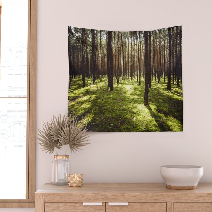 FOREST - Landscape and Nature Photography Wall Tapestry Gallery Image 2
