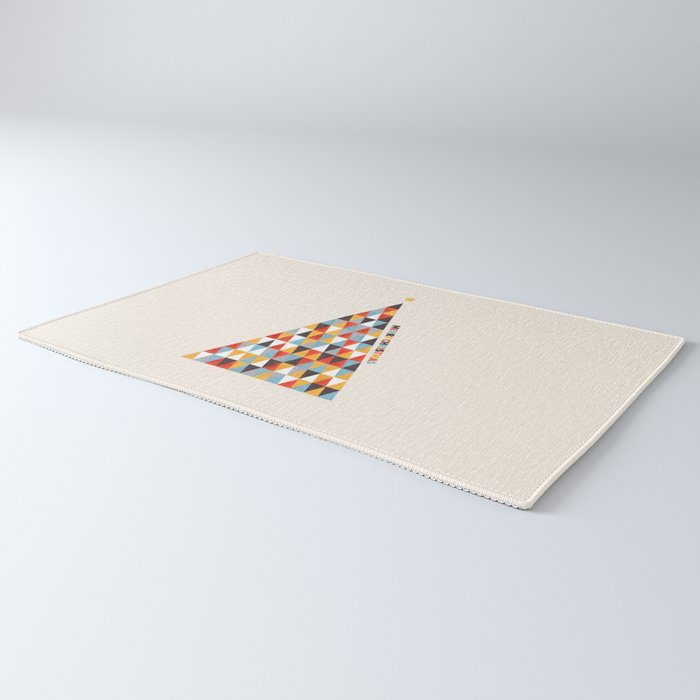 Modern Christmas Tree Rug Gallery Image 3