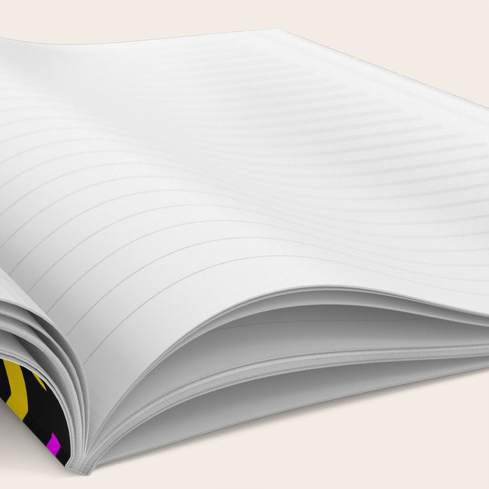 Colorful fun star shape art pattern Notebook Gallery Image 2