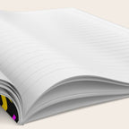 Colorful fun star shape art pattern Notebook Gallery Image 2