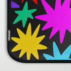 Colorful fun star shape art pattern Laptop Sleeve Gallery Image 3