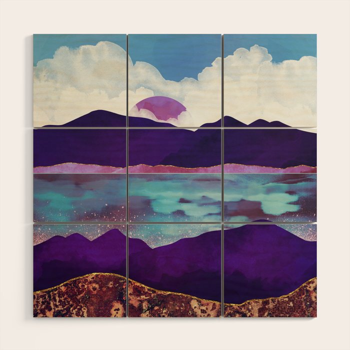 Dark Sea Wood Wall Art Gallery Image 1