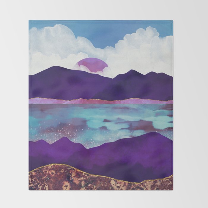 Dark Sea Throw Blanket Gallery Image 2
