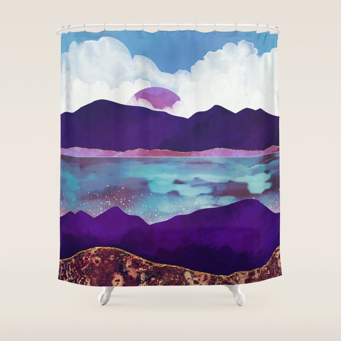 Dark Sea Shower Curtain Gallery Image 1
