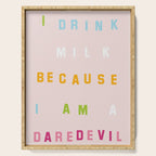 Dare to Drink Milk Serving Tray Gallery Image 1