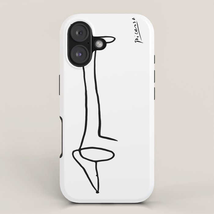 Picasso's sausage dog iPhone Case