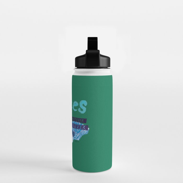 Pisces Chill Vibes in Chive Green | Zodiac Series  Water Bottle Gallery Image 2