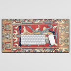 Sehna Kurdish Northwest Persian Rug Print Desk Mat Gallery Image 1