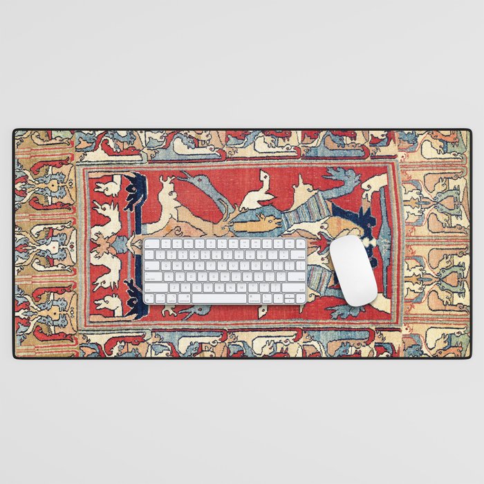 Sehna Kurdish Northwest Persian Rug Print Desk Mat Gallery Image 1