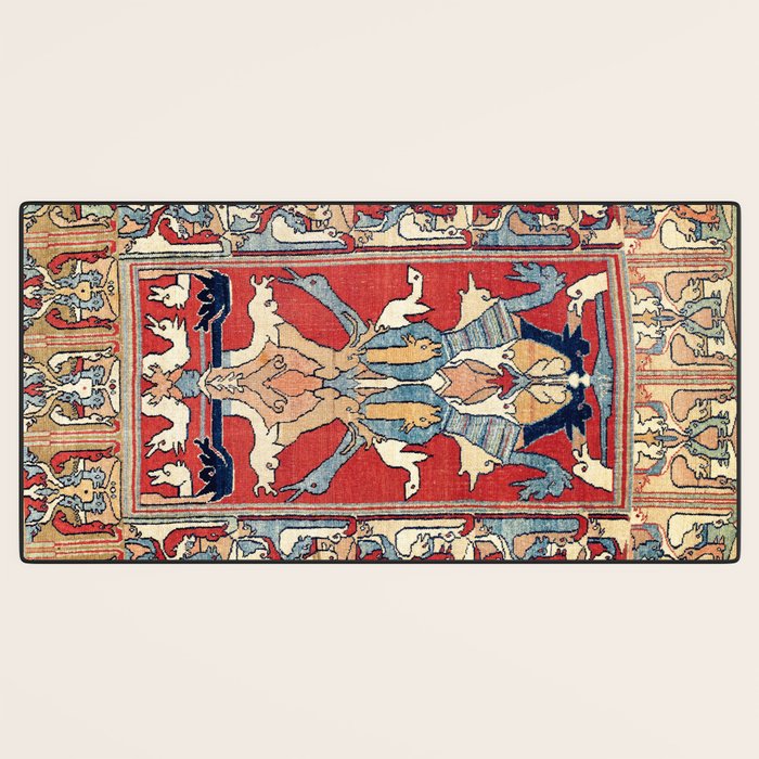 Sehna Kurdish Northwest Persian Rug Print Desk Mat Gallery Image 3