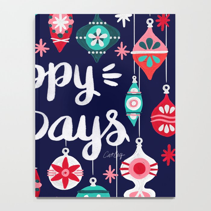 Happy Holidays - Navy Notebook Gallery Image 4