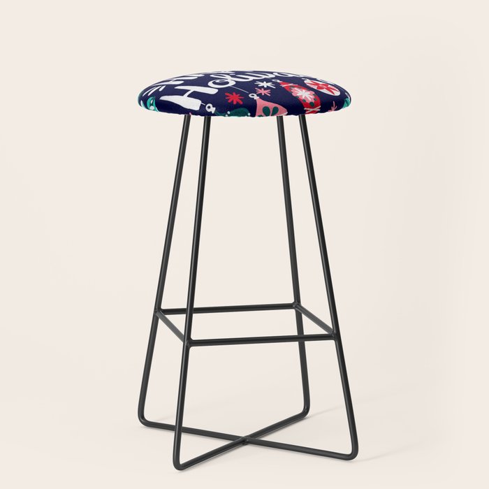 Happy Holidays - Navy Stool Gallery Image 1