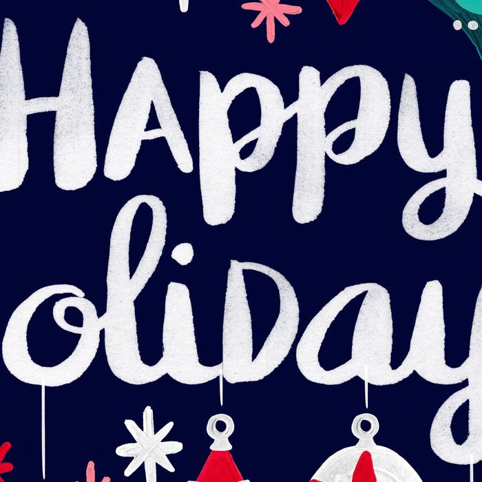 Happy Holidays - Navy Coffee Mug Gallery Image 2