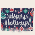 Happy Holidays - Navy Wall Hanging Gallery Image 1