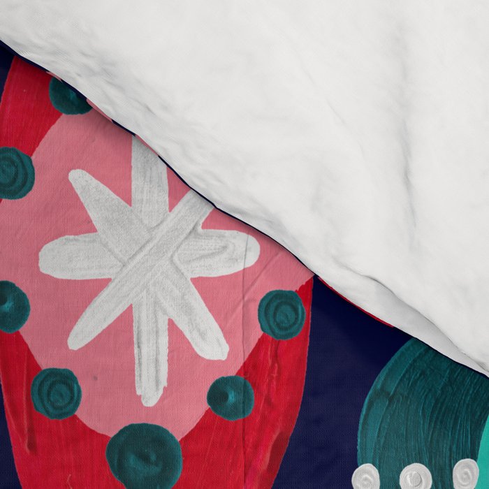 Happy Holidays - Navy Comforter Gallery Image 4