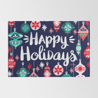 Happy Holidays - Navy Rug Gallery Image 2