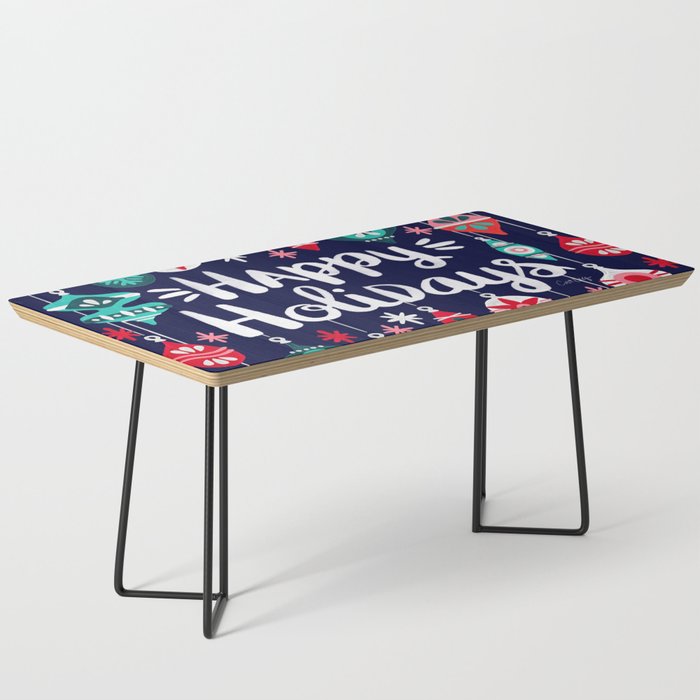Happy Holidays - Navy Coffee Table Gallery Image 1