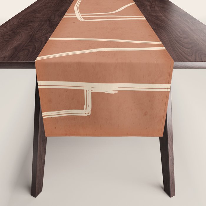 Abstract line art 22 Table Runner Gallery Image 1