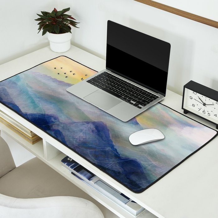 Mountain Sunrise Desk Mat Gallery Image 2