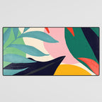 Abstract Art Tropical Leaves 42 Desk Mat Gallery Image 3