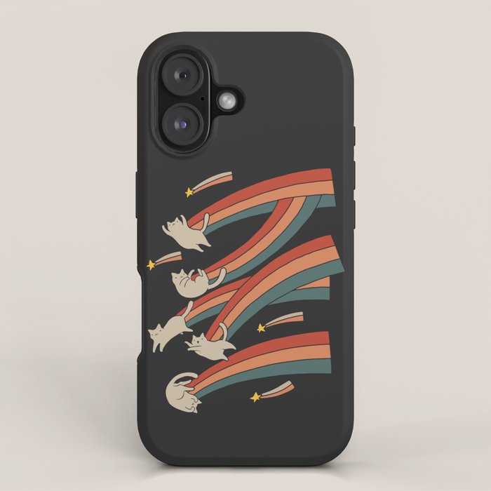 Cat Landscape 164: The Shooting Stars iPhone Case Gallery Image 1